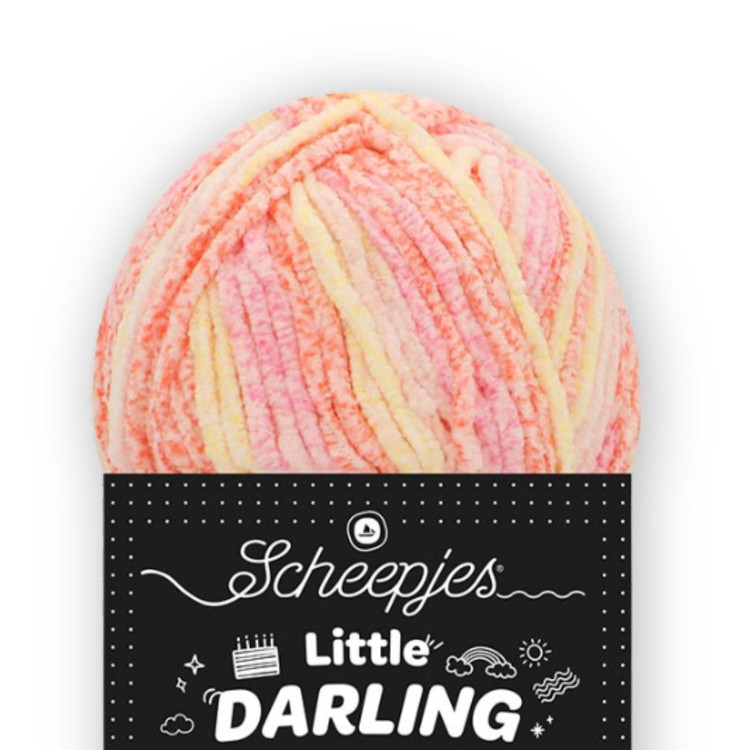 Scheepjes Little Darling - Sprinkled Gradient - 05 Strawberry - zsenília fonal Scheepjes Little Darling - Sprinkled Gradient - 05 Strawberry - zsenília fonal
