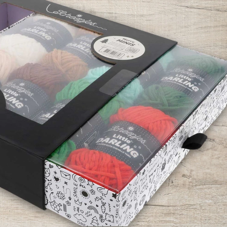 Scheepjes Little Darlin Merry Minis Yarn Pack - 8 gombolyag fonal  - 8 balls of yarn