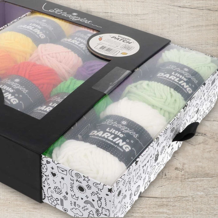 Scheepjes Little Darlin Veggie Patch Yarn Pack - 8 gombolyag fonal  - 8 balls of yarn