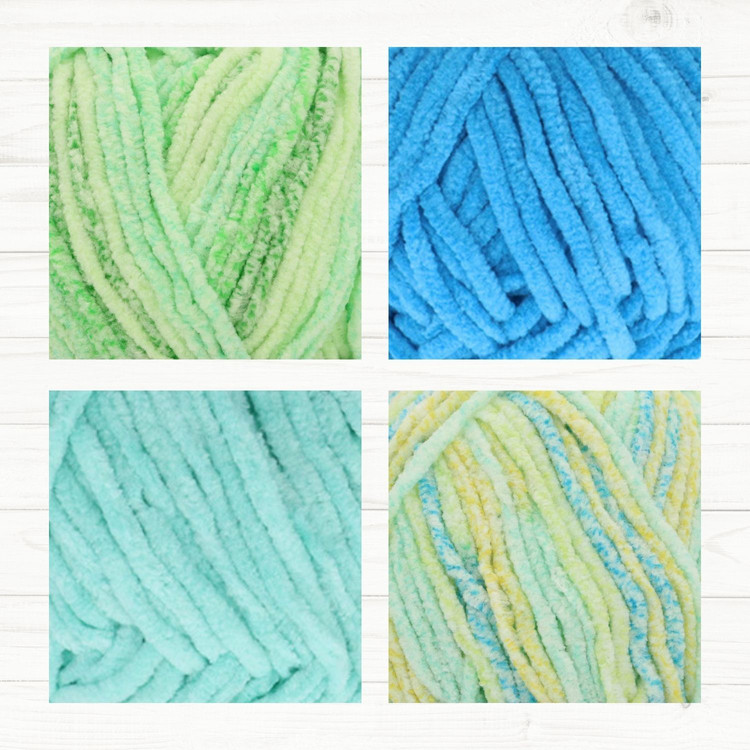 Scheepjes Little Darling Gradient - Puddle Play - zsenília fonalcsomag