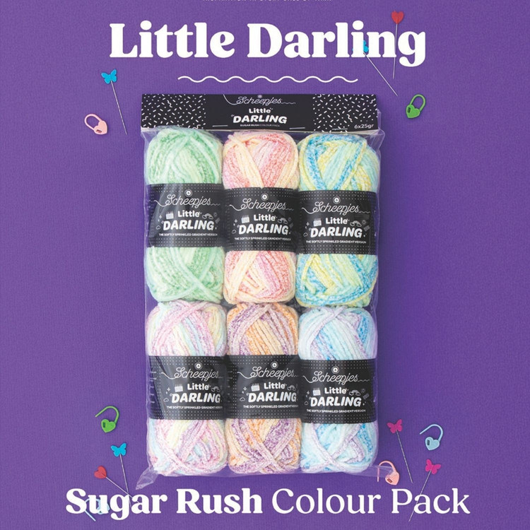Scheepjes Little Darling Gradient - Sugar Rush - zsenília fonalcsomag