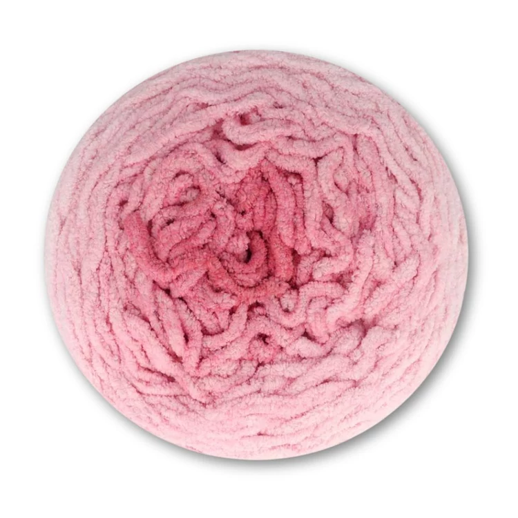 Scheepjes Big Darling 433 Fox Pink - gradient chenille yarn - színátmenetes zsenília fonal