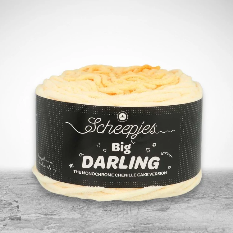 Scheepjes Big Darling 435 Pumpkin - gradient chenille yarn - színátmenetes zsenília fonal