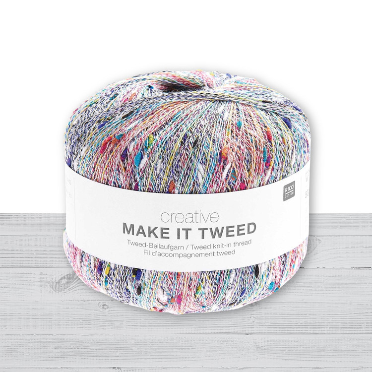 Rico - Make it Tweed - 001 Multicolor - sokszínű kreatív fonal Rico - Make it Tweed - 001 Multicolor - sokszínű kreatív fonal