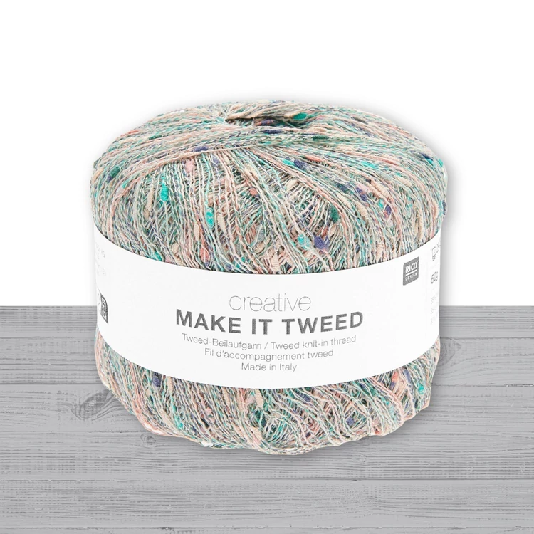 Rico - Make it Tweed - 07 Earthy  - sokszínű kreatív tweed kiegészítő fonal