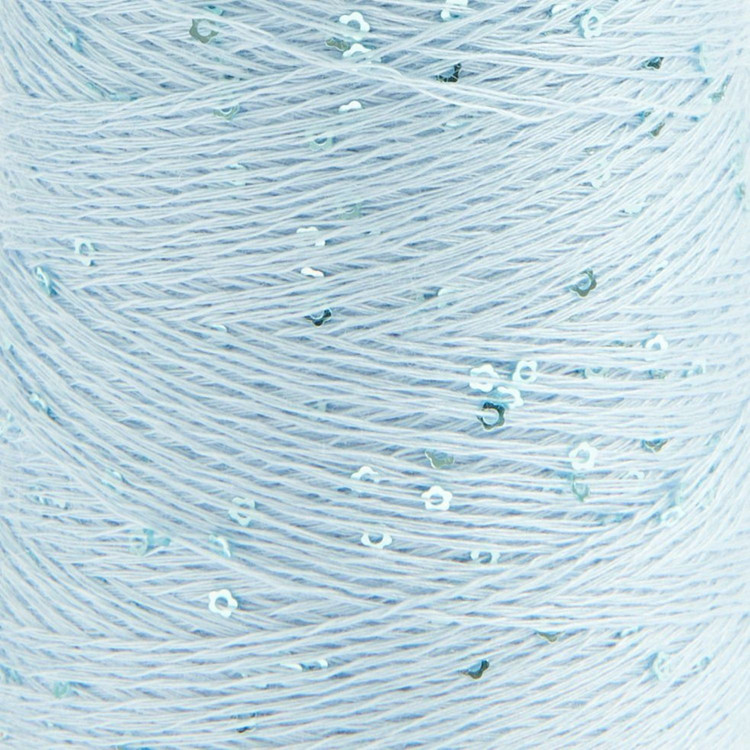 Rico Make it Blümchen - 003 Aqua - flitteres kreatív fonal