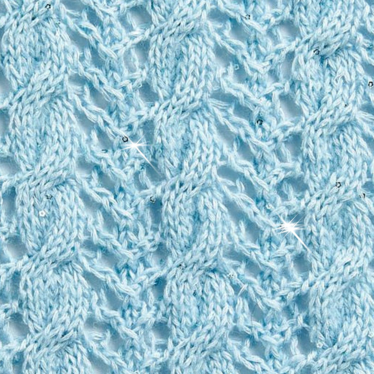 Rico Make it Blümchen - 003 Aqua - flitteres kreatív fonal