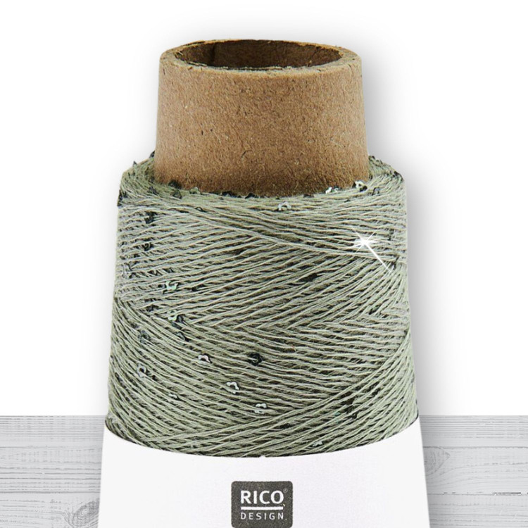 Rico Make it Blümchen - 019 Silver - flitteres kreatív fonal