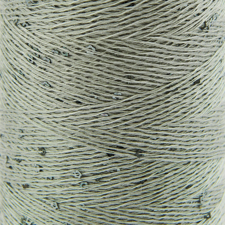 Rico Make it Blümchen - 019 Silver - flitteres kreatív fonal