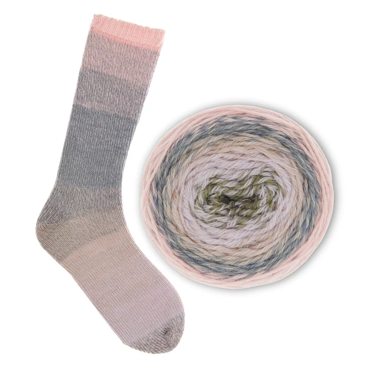 Rico Socks Degrade - 002 Dusty - wool sock yarn - színátmenetes zokni fonal