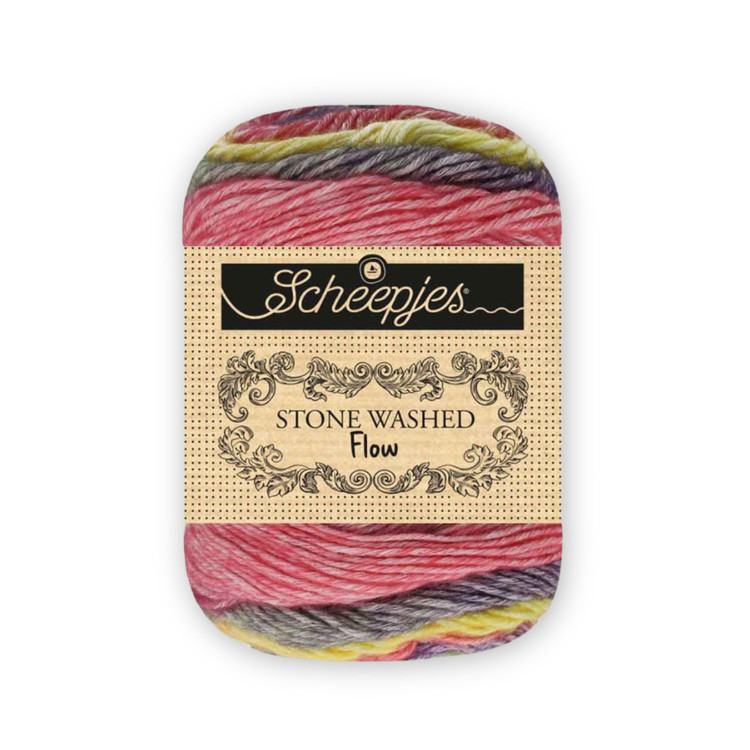 Scheepjes Stone Washed Flow - 01 Delight - színátmenetes fonal