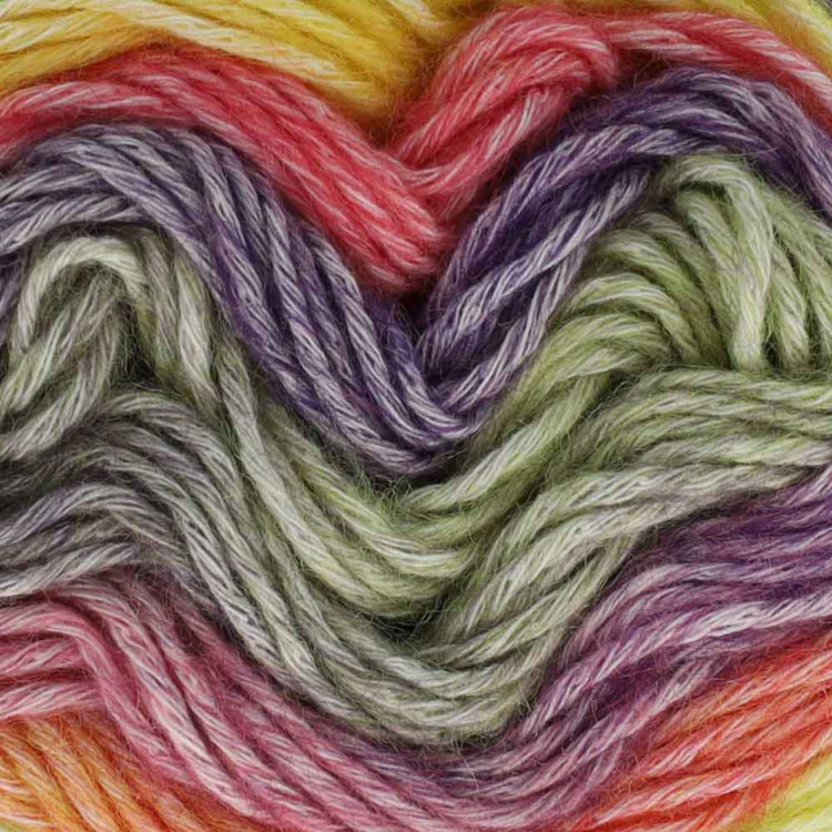 Scheepjes Stone Washed Flow - 01 Delight - színátmenetes fonal