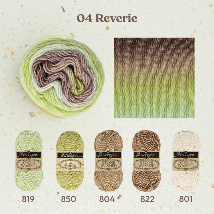 Scheepjes Stone Washed Flow - 04 Reverie - színátmenetes fonal