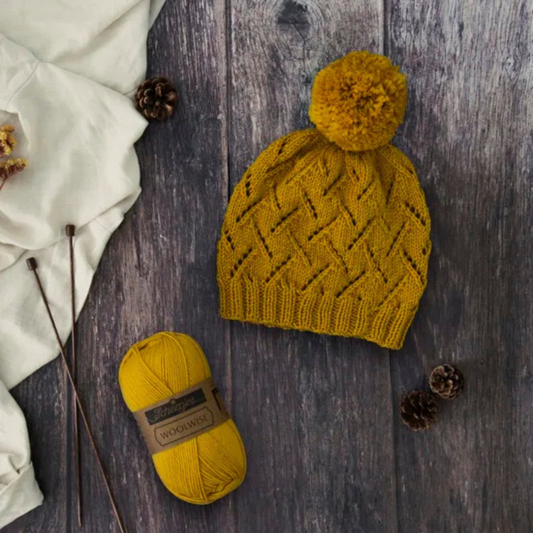 Scheepjes Woolwise 714 Honeycomb - sárga gyapjú fonal
