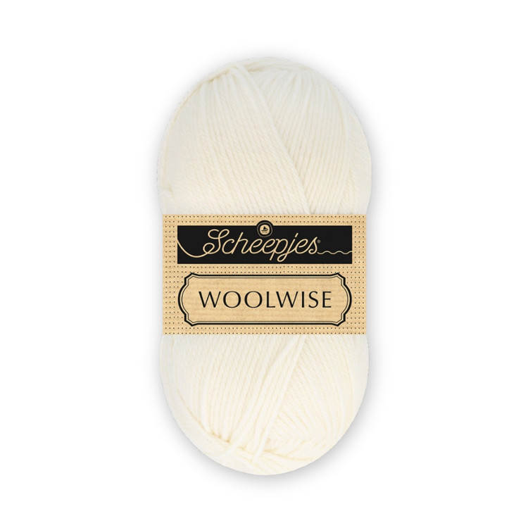 Scheepjes Woolwise 701 Pure White - hófehér gyapjú fonal