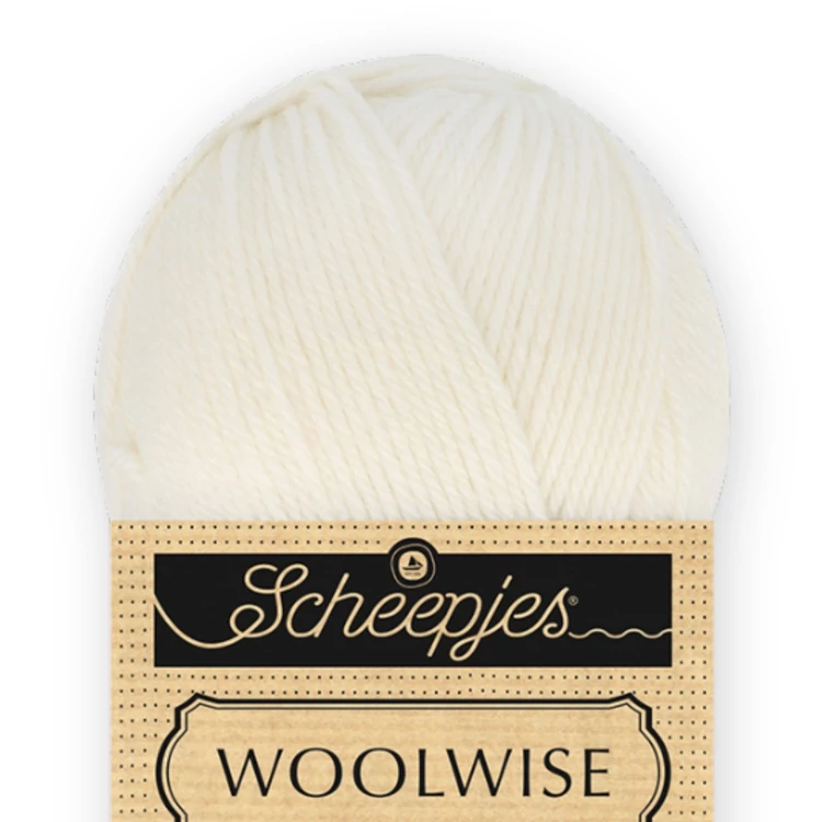 Scheepjes Woolwise 701 Pure White - fehér merinói gyapjú fonal - wool yarn