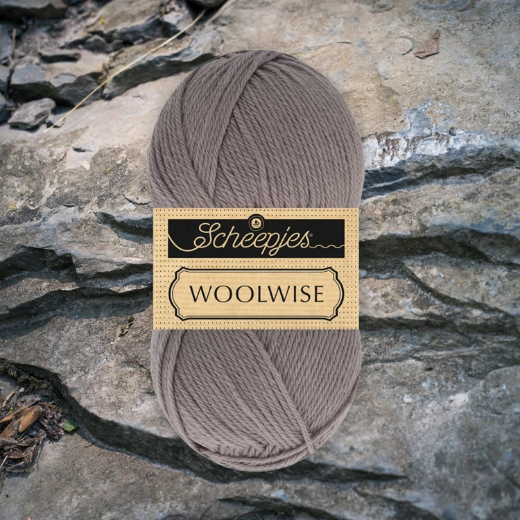 Scheepjes Woolwise 704 Slate Grey - Szürke merinói gyapjú fonal - wool yarn