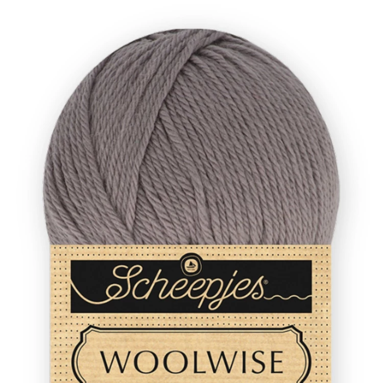 Scheepjes Woolwise 704 Slate Grey - Szürke merinói gyapjú fonal - wool yarn