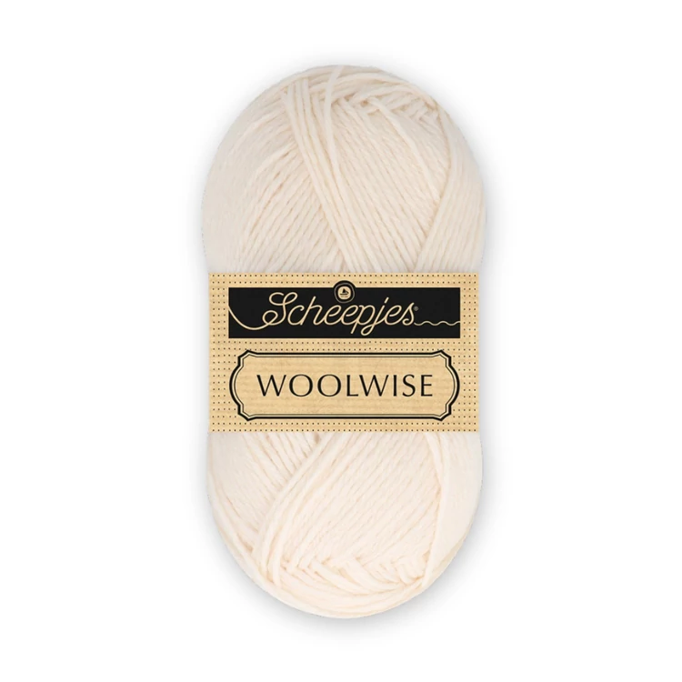 Scheepjes Woolwise 706 Birch Bark - világos bézs merinói gyapjú fonal - wool yarn