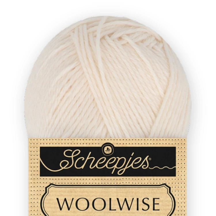 Scheepjes Woolwise 706 Birch Bark - világos bézs merinói gyapjú fonal - wool yarn