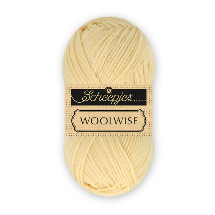 Scheepjes Woolwise 713 Lemon Zest - halvány sárga gyapjú fonal Scheepjes Woolwise 713 Lemon Zest - halvány sárga gyapjú fonal