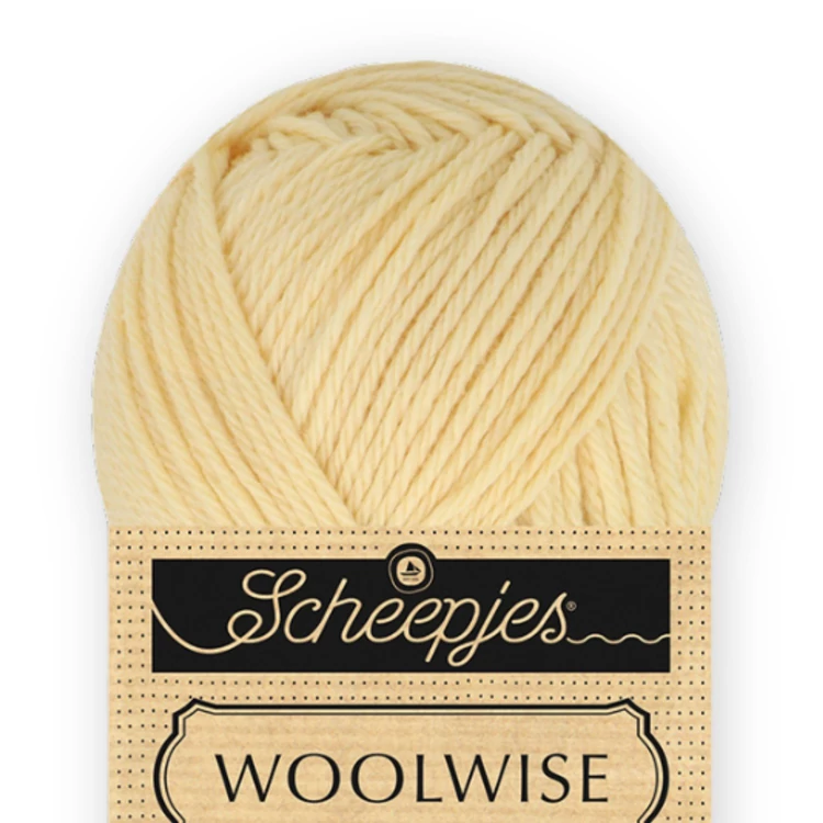 Scheepjes Woolwise 7713 Lemon Zest - sárga merinói gyapjú fonal - wool yarn