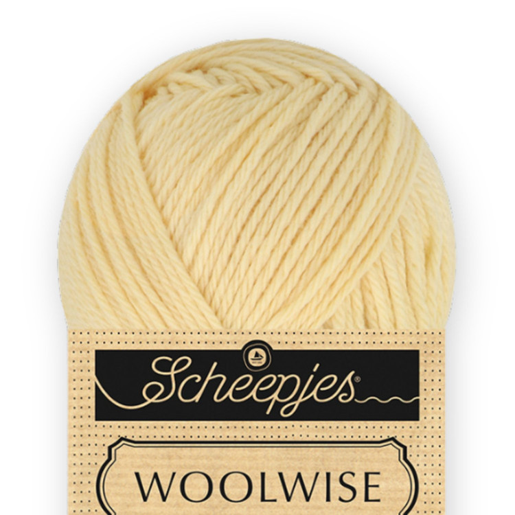 Scheepjes Woolwise 713 Lemon Zest - halvány sárga gyapjú fonal Scheepjes Woolwise 713 Lemon Zest - halvány sárga gyapjú fonal