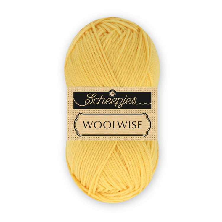 Scheepjes Woolwise 714 Honeycomb - sárga gyapjú fonal