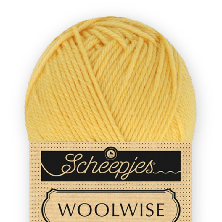 Scheepjes Woolwise 714 Honeycomb - sárga gyapjú fonal