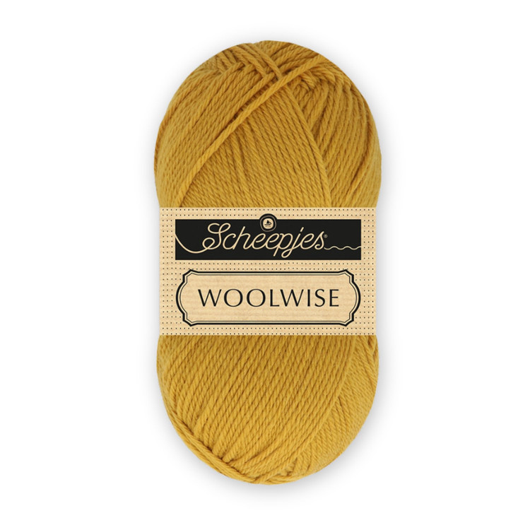 Scheepjes Woolwise 718 Honey Mustard - sárga gyapjú fonal Scheepjes Woolwise 718 Honey Mustard - sárga gyapjú fonal