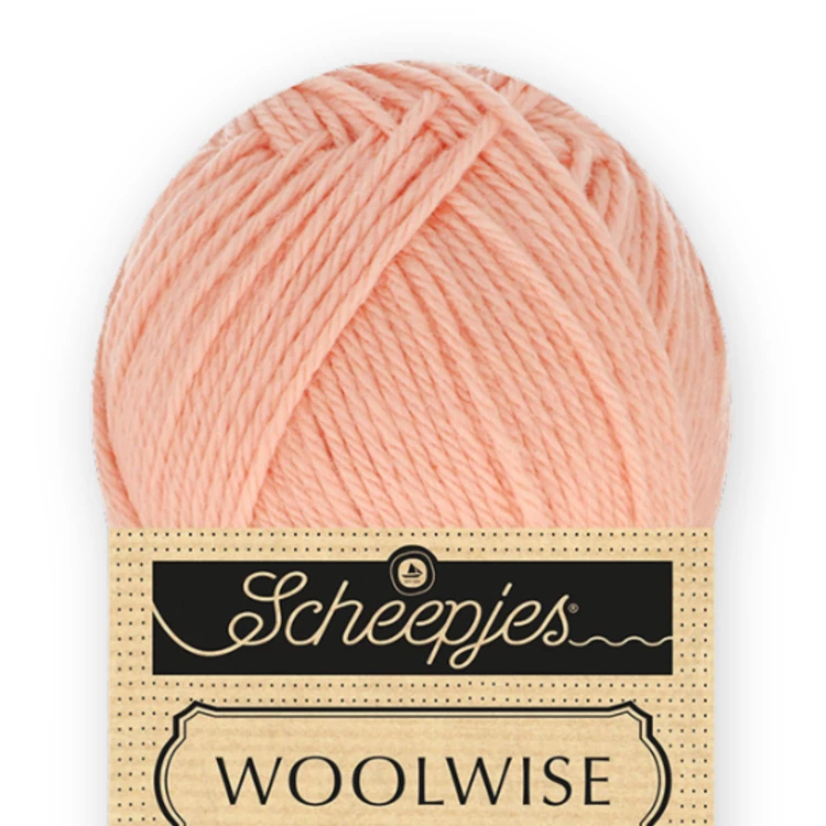 Scheepjes Woolwise 720 Apricot - barackszín merinói gyapjú fonal - wool yarn