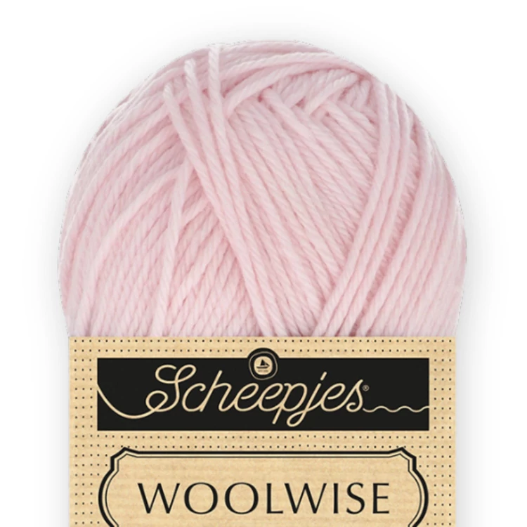 Scheepjes Woolwise 724 Petal Pink - rózsaszín merinói gyapjú fonal - wool yarn