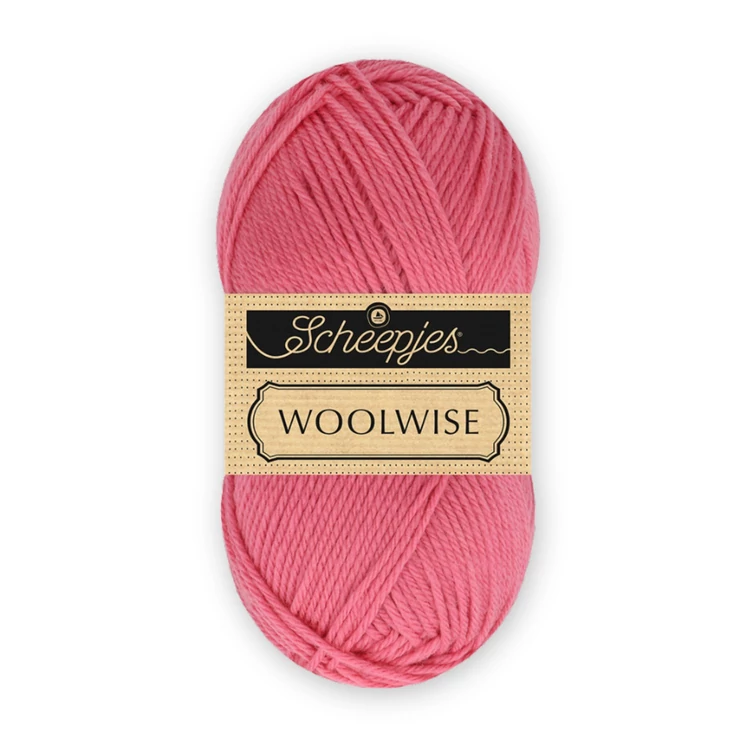 Scheepjes Woolwise 729 Orchid Pink - rózsaszín merinói gyapjú fonal - wool yarn