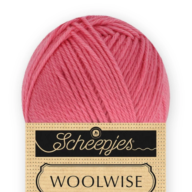 Scheepjes Woolwise 729 Orchid Pink - rózsaszín merinói gyapjú fonal - wool yarn
