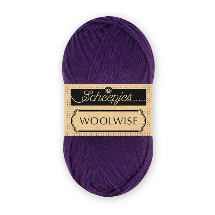 Scheepjes Woolwise 738 Rich Berry - lila merinói gyapjú fonal - wool yarn