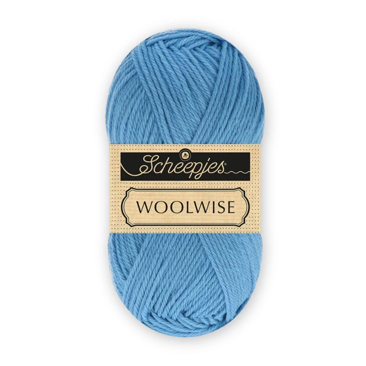 Scheepjes Woolwise 745 Misty Waters - kék merinói gyapjú fonal - wool yarn