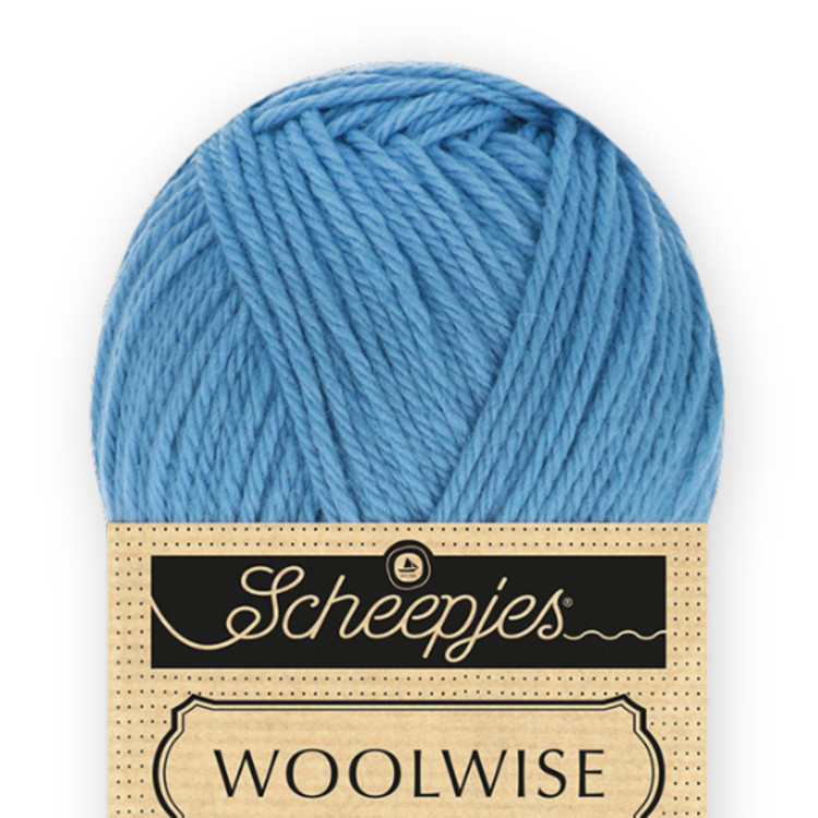 Scheepjes Woolwise 745 Misty Waters - kék gyapjú fonal