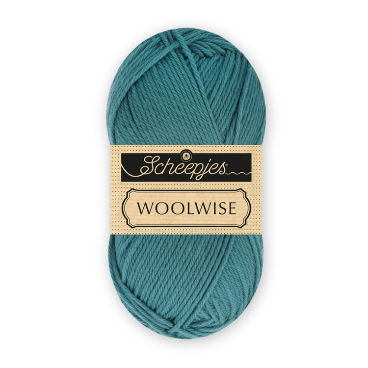 Scheepjes Woolwise 746 Sea Spray - türkiz merinói gyapjú fonal - wool yarn