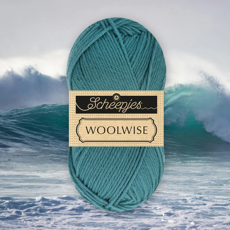 Scheepjes Woolwise 746 Sea Spray - türkiz merinói gyapjú fonal - wool yarn