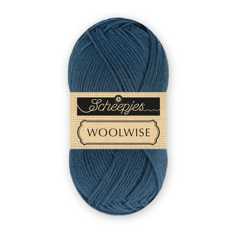 Scheepjes Woolwise 747 Galaxy - sötétkék merinói gyapjú fonal - wool yarn