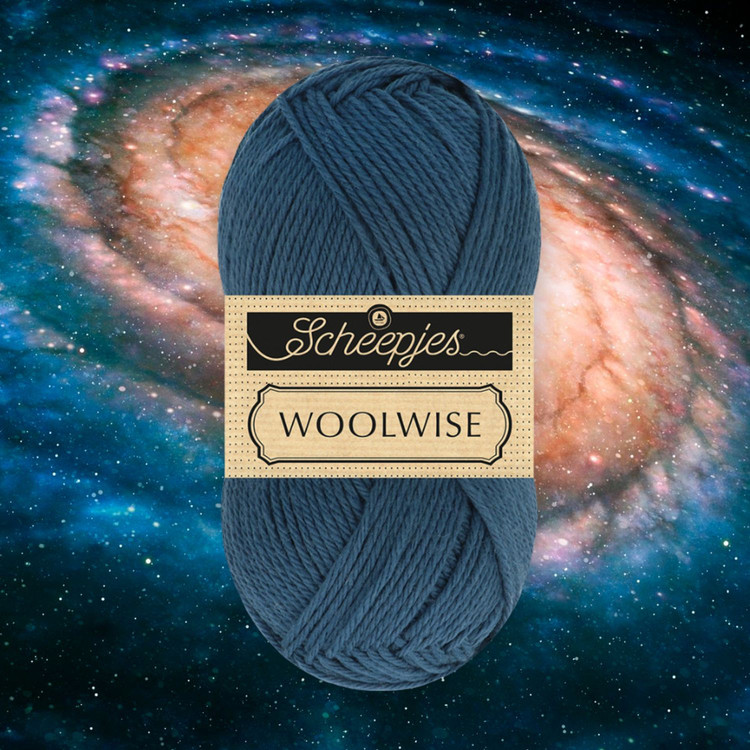 Scheepjes Woolwise 747 Galaxy - sötétkék gyapjú fonal Scheepjes Woolwise 747 Galaxy - sötétkék gyapjú fonal