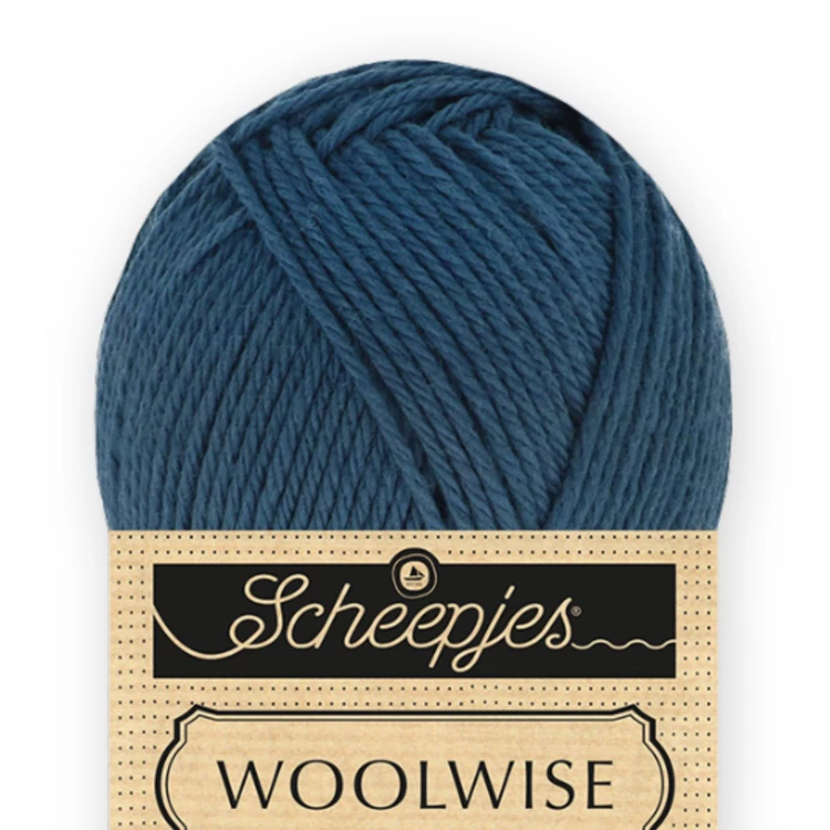 Scheepjes Woolwise 747 Galaxy - sötétkék merinói gyapjú fonal - wool yarn