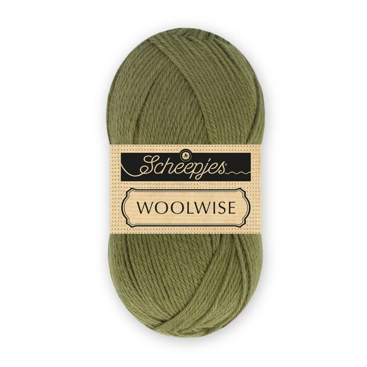 Scheepjes Woolwise 759 Deep Moss - mohazöld merinói gyapjú fonal - wool yarn