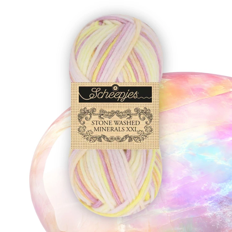 Scheepjes Stone Washed XXL 905 Limes Lush - színátmenetes vastag fonal