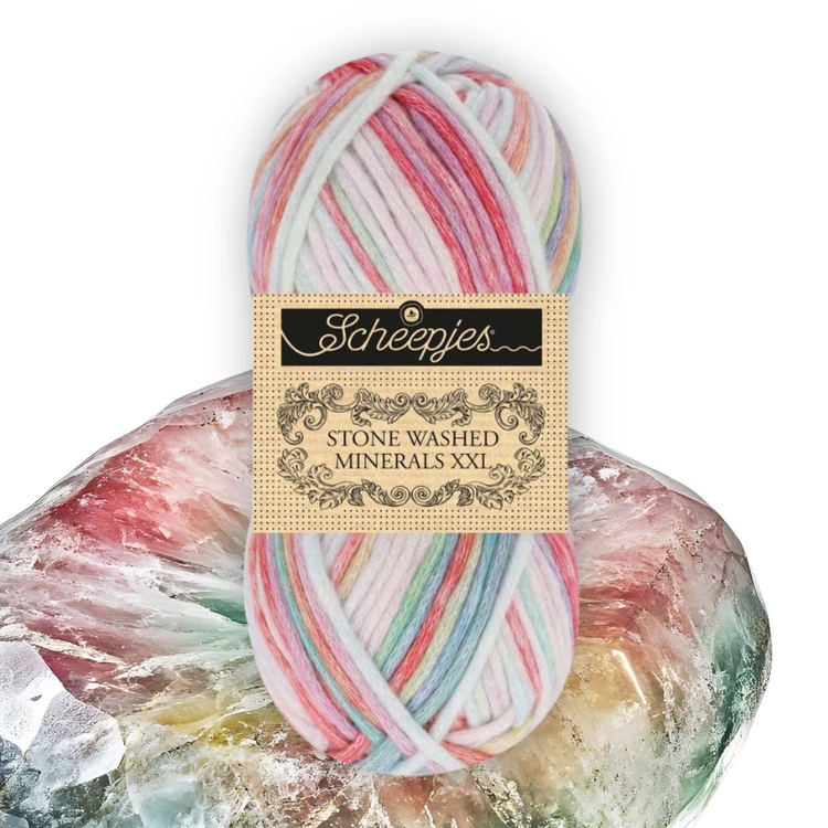 Scheepjes Stone Washed XXL 906 Opal Ocean - színátmenetes vastag fonal