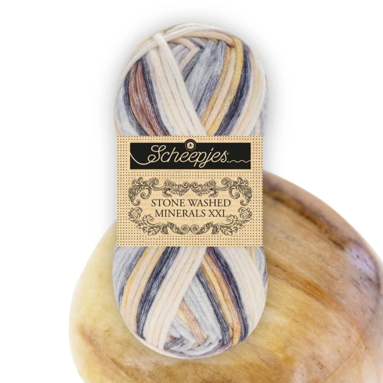Scheepjes Stone Washed XXL 919 Cobalt Copper - színátmenetes vastag fonal