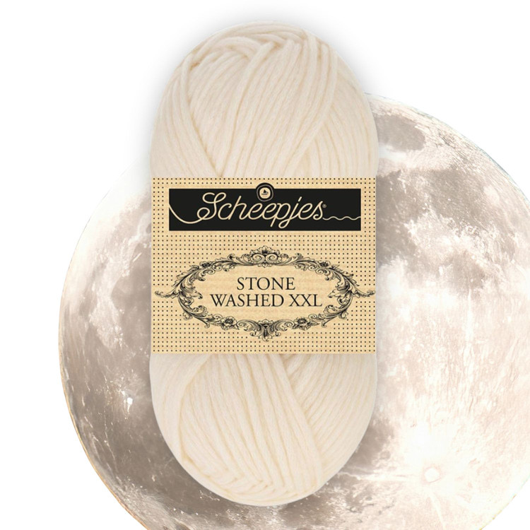 Scheepjes Stone Washed XXL 841 Moon Stone - fehér fonal
