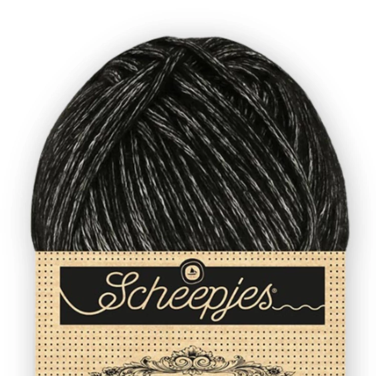 Scheepjes Stone Washed XXL 843 Black Onyx - fekete vastag fonal