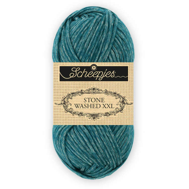 Scheepjes Stone Washed XXL 845 Blue Apatite - zöldes kék fonal Scheepjes Stone Washed XXL 845 Blue Apatite - zöldes kék fonal