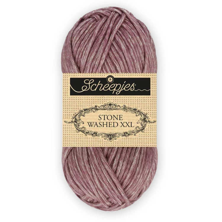 Scheepjes Stone Washed XXL 851 Deep Amethyst lila vastag fonal